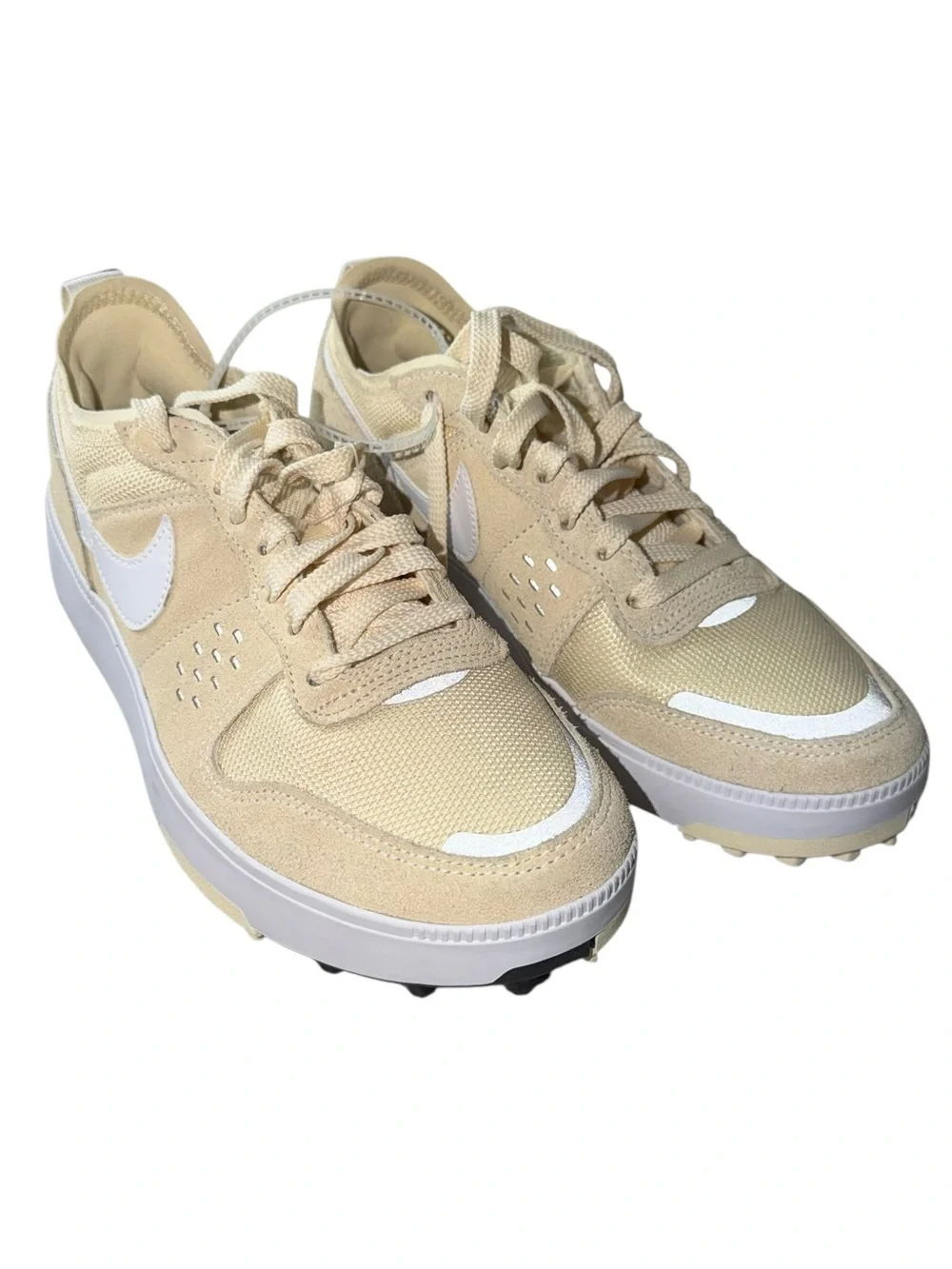 Nike Cream and White Platform Sneakers